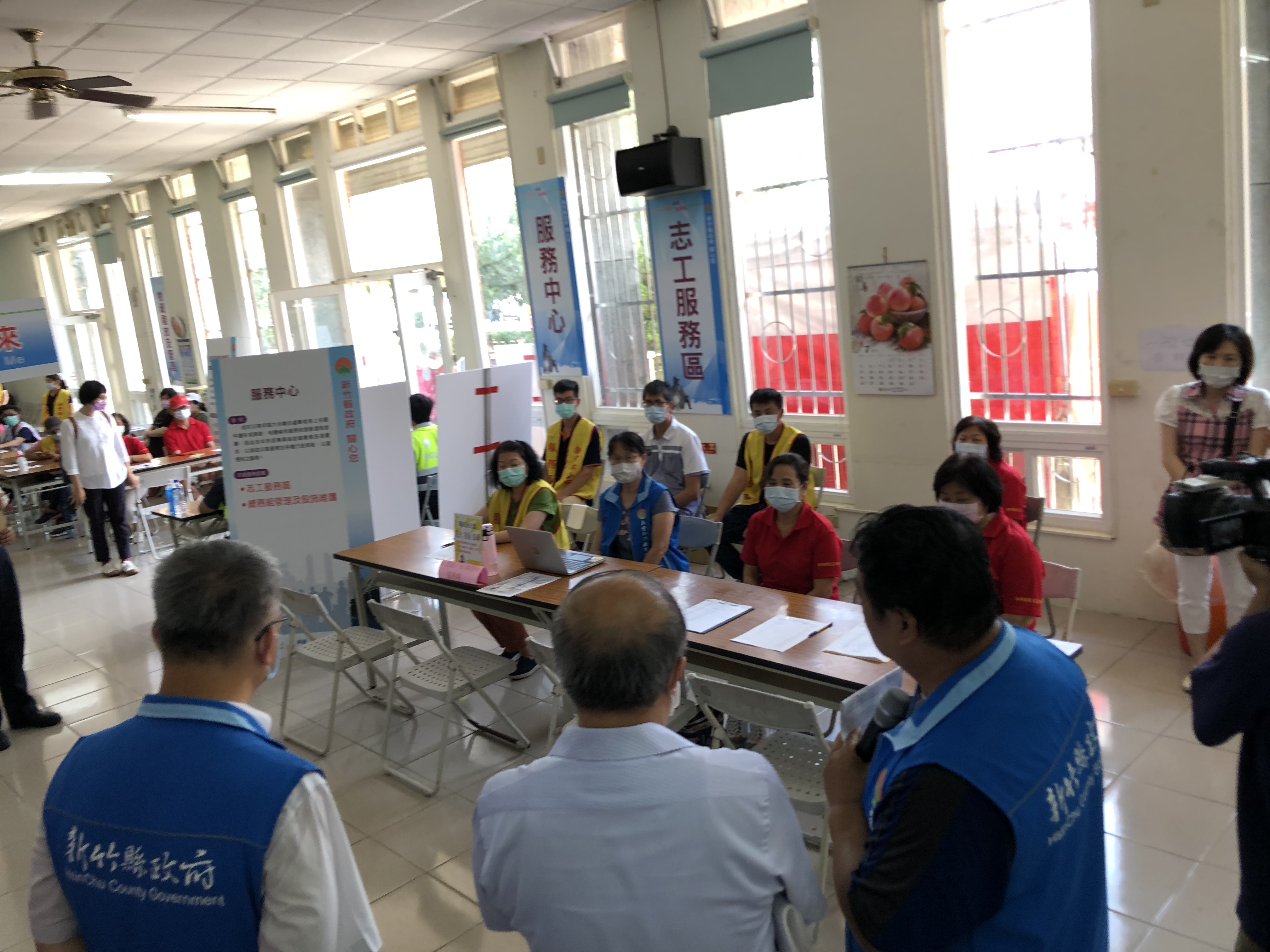 新竹縣109年〔 民安6號演習〕公所避難收容實兵演練