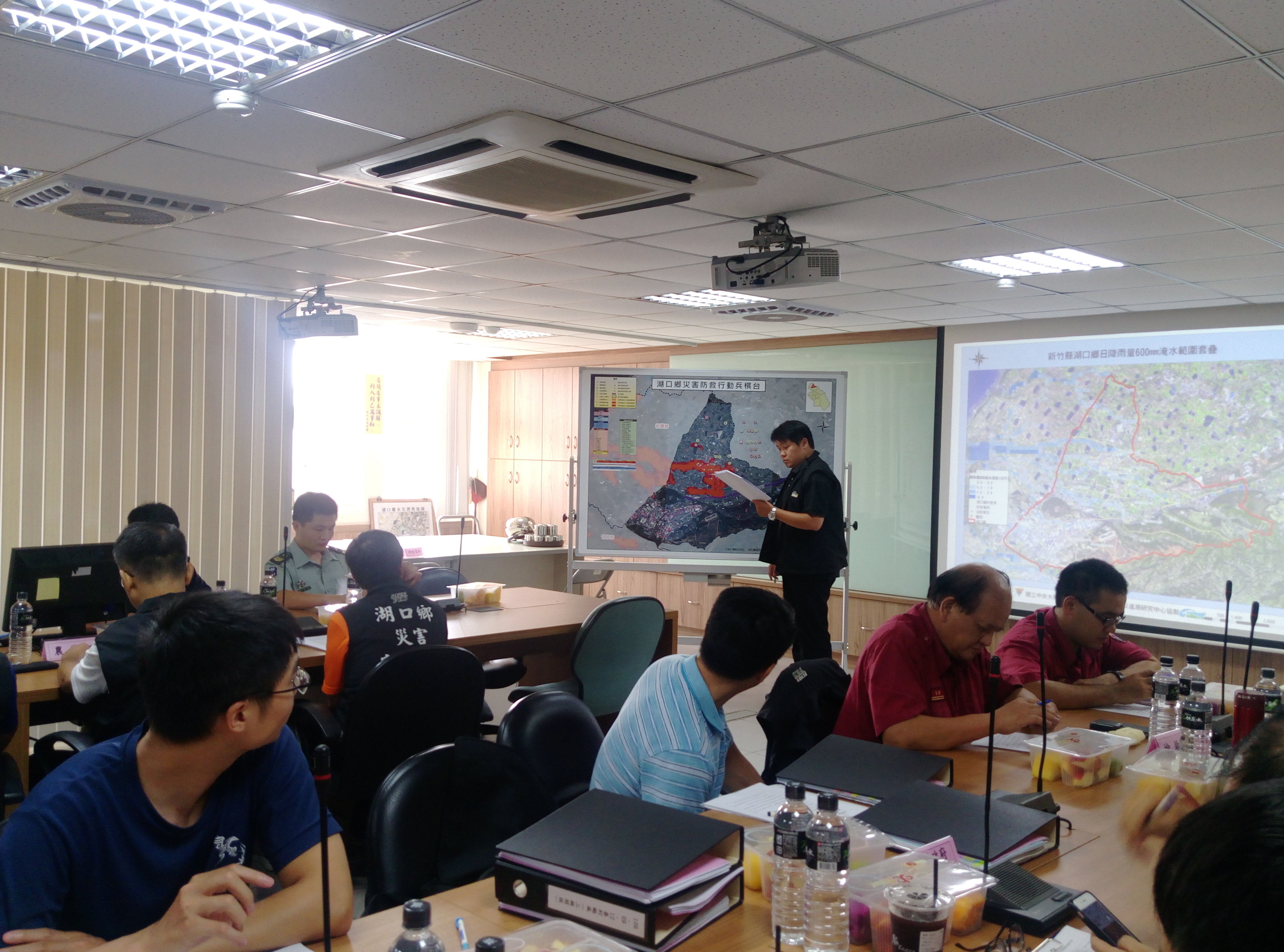 新竹縣108年災害防救深耕第3期計畫-13鄉鎮市公所兵棋推演