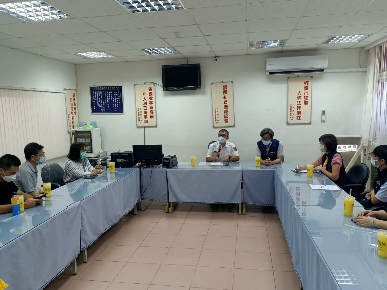 新竹縣111年災害防救深耕第3期計畫 - 鄉鎮市公所收容所開設服務功能設施布置與運作功能導覽之實兵演練（北埔鄉公所場次）